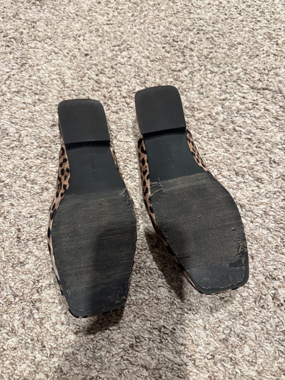 Open edit leopard mules - Picture 3 of 3